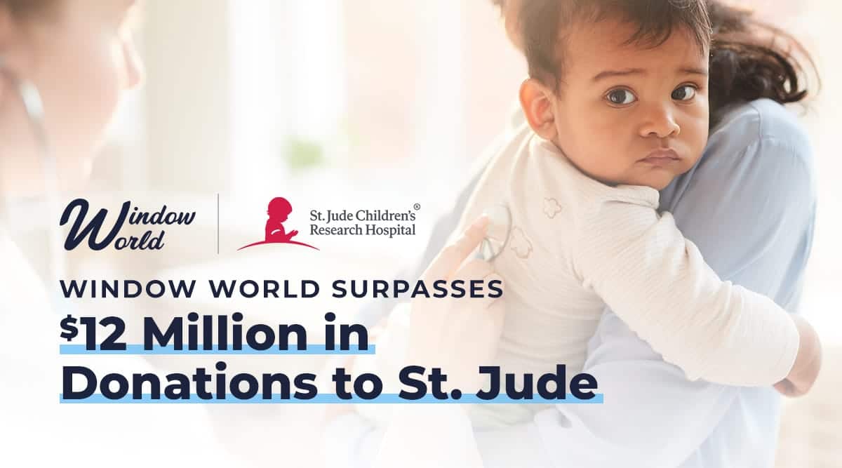 window world donation to st. jude